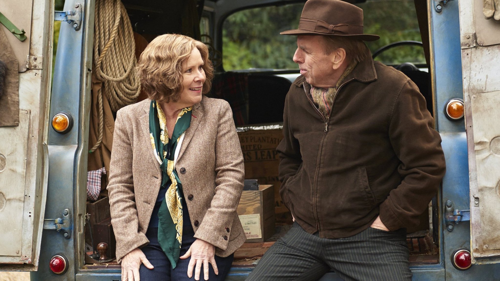 ‘Lady’ Sandra Abbott (Imelda Staunton) and Timothy Spaul in